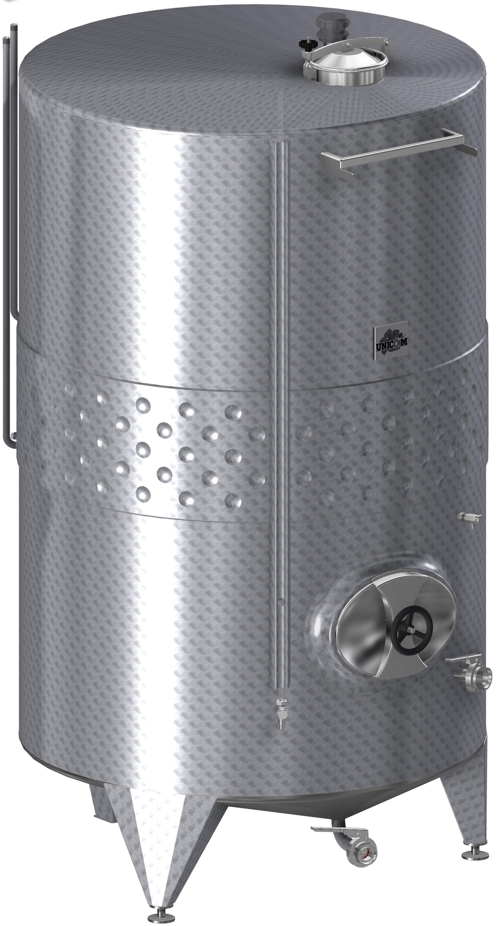 Wine fermentation tanks